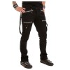 Men Long Pant with Strap and Zips 